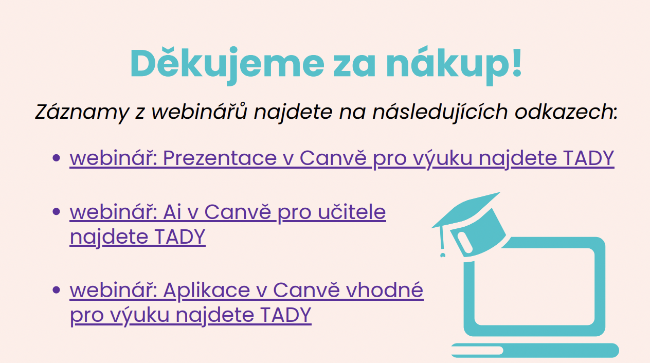 Balíček webinářů pro pedagogy Jak na AI + Jak na prezentaci + Jak na výukové aplikace